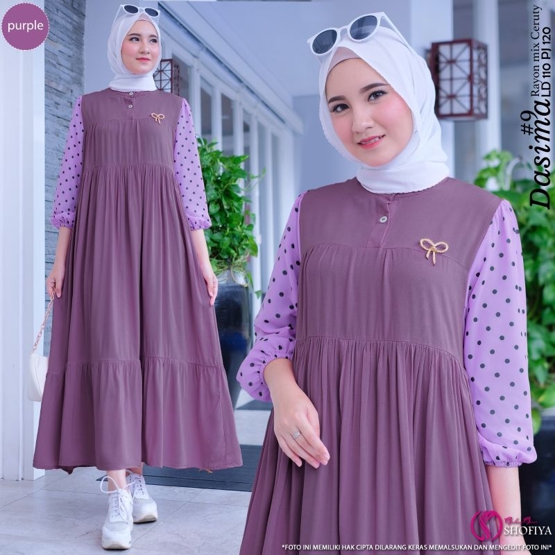 DRESS MIDI DASIMA,VIONA, DENADA, NAWANG by Shofiya