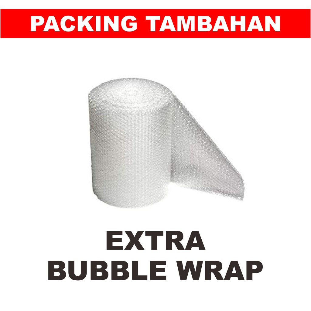 

BUBBLEWRAP TAMBAHAN PACKING EXTRA BUBBLE WRAP PER 1PCS PRODUK