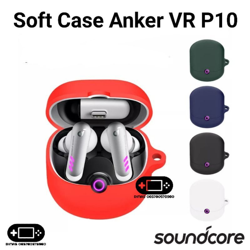 Soft Case Silikon TWS Anker Soundcore VR P10 + carabiner