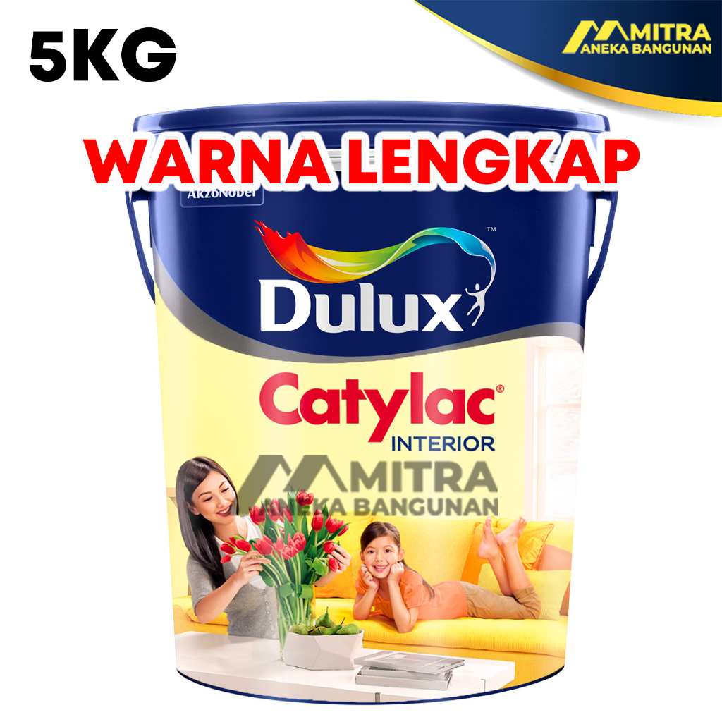 CAT TEMBOK DULUX CATYLAC INTERIOR 5 KG / CAT TEMBOK INTERIOR / DULUX CATYLAC