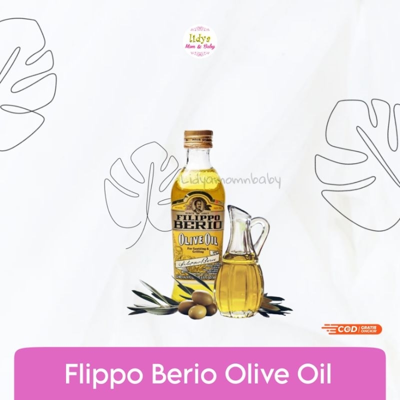 Flippo Berio Olive Oil Lemak Tambahan Untuk Baby Minyak Mpasi