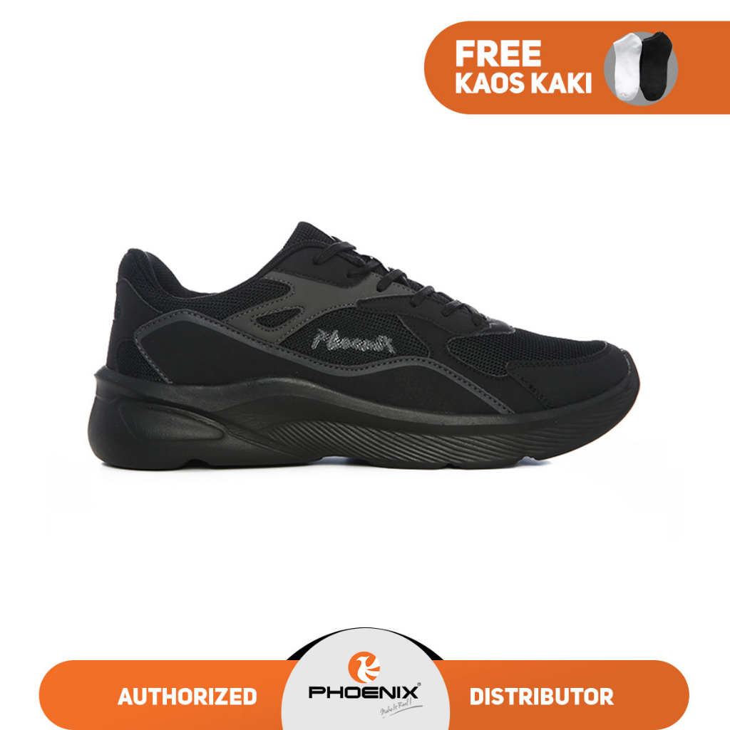 Phoenix Hadji Sepatu Sneakers Pria - All Black