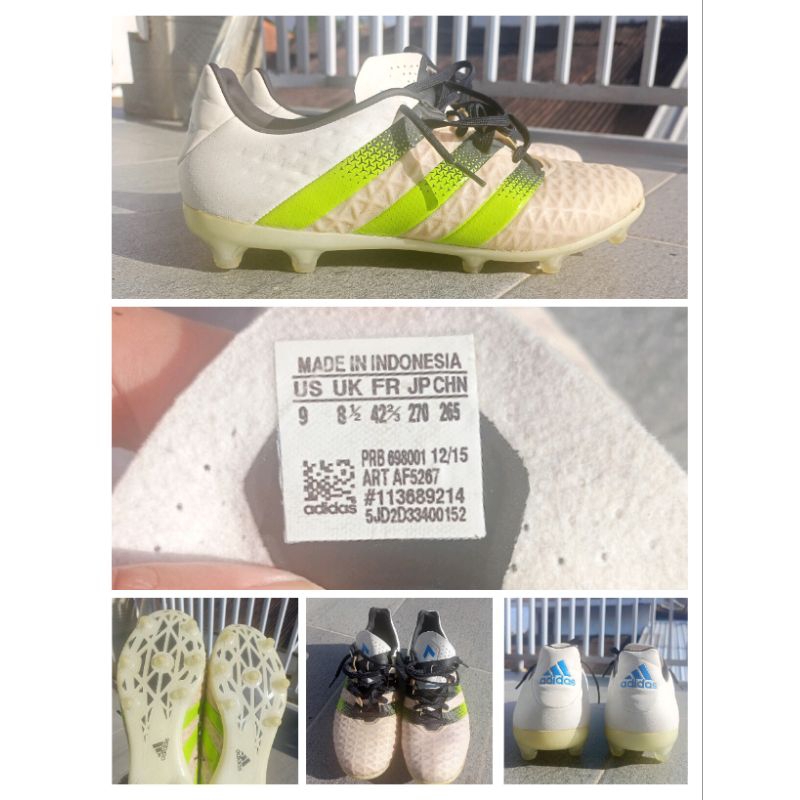 sepatu bola Adidas ace bekas / second