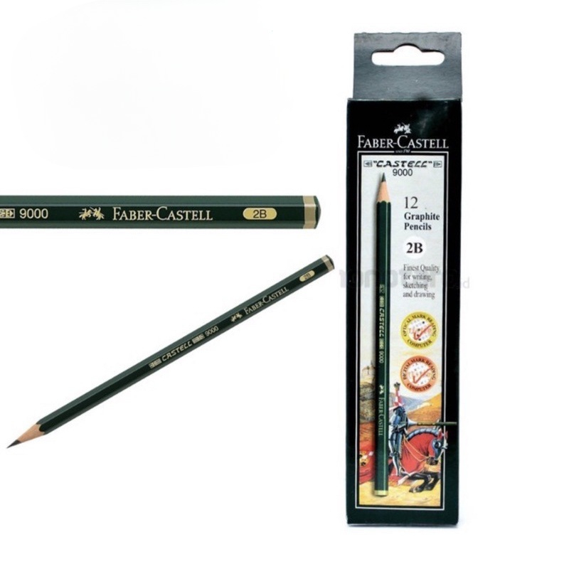 1 Buah Pensil Pinsil Tulis Komputer Ujian 2B Faber Castell