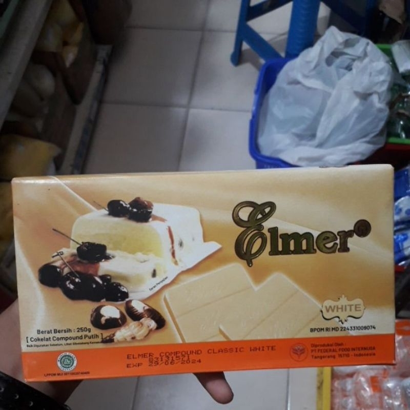 

Coklat Elmer White 250gr