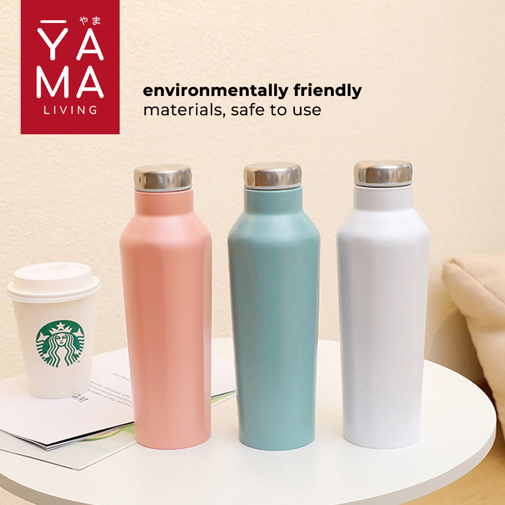 YAMA NOMU 24 Hours Tumbler Vacuum Insulated Botol Minum Tahan Panas Dingin 500ml