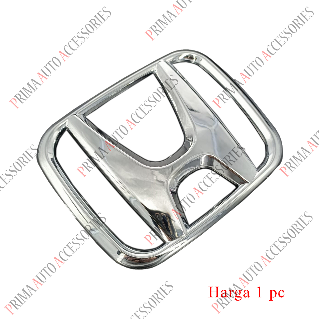 Logo Emblem Mobil Honda H ukuran 9,8 cm X 8 cm