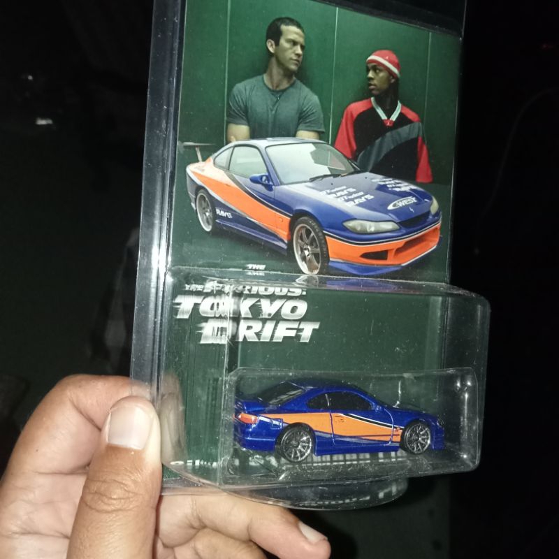 Custom Card Mona Lisa Tokyo Drift Nissan Silvia S15 Blue Fast Furious Hw Hot Wheels Hotwheels Bday G