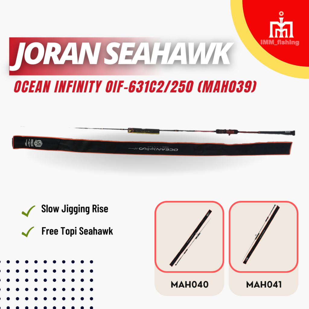 JORAN SEAHAWK OCEAN INFINITY | Tongkat Pancing | Fishing Rod | Slow Jigging