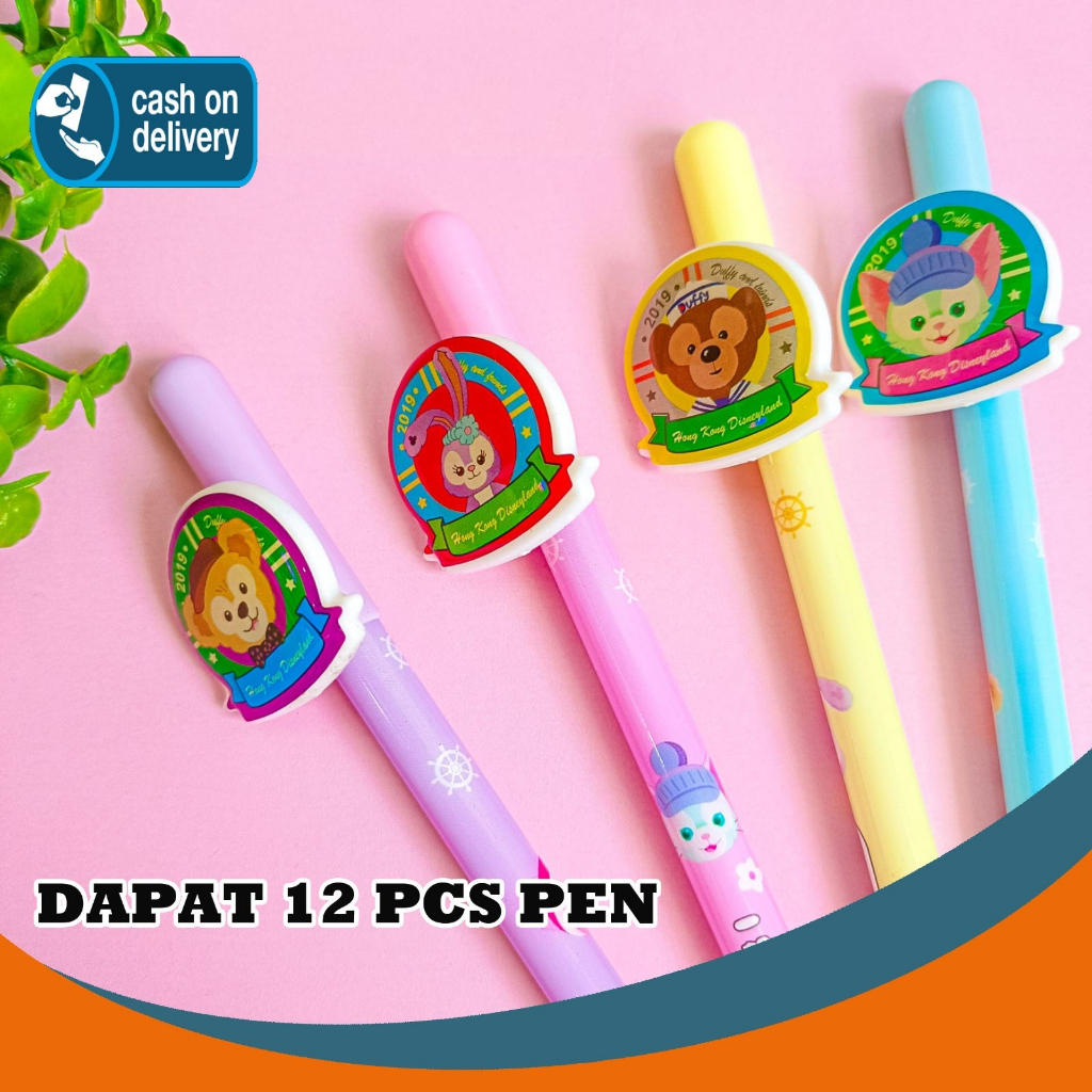 

SELUSIN PULPEN DUFFY AND FRIENDS ISI 12 PCS MURAH ALAT TULIS LUCU GEL PEN KARAKTER UNIK MURAH PULPEN KARAKTER PENA BOLPEN