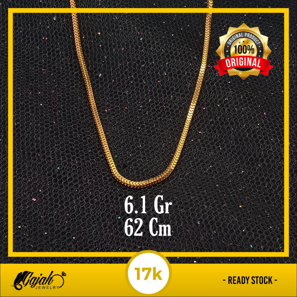 Kalung Emas Panjang 17K - 6.1 Gr Kadar 750 - 4918