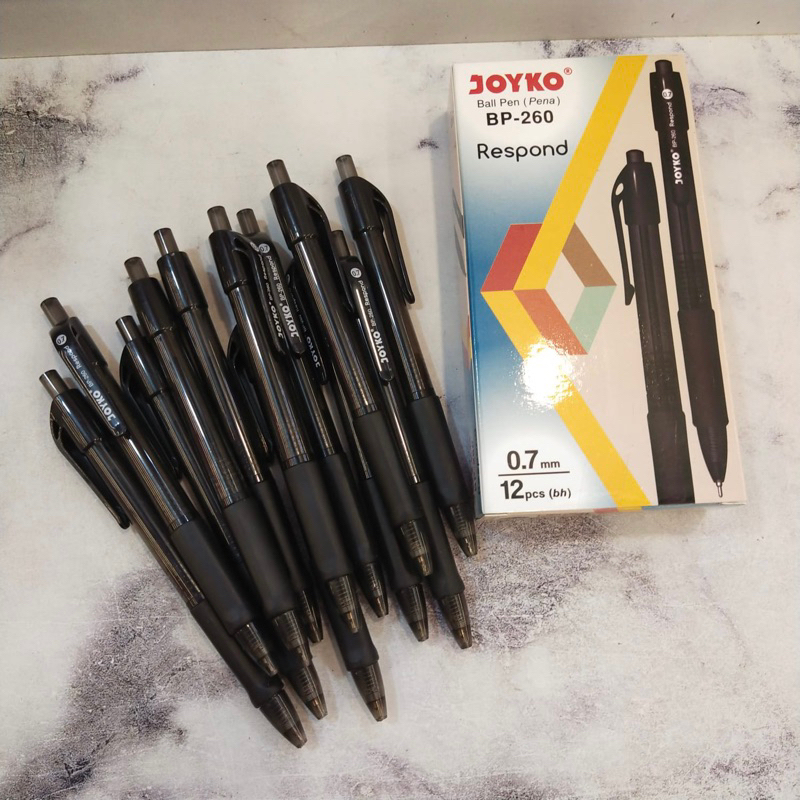 

PULPEN JOYKO BP-260 RESPOND. 1 PAK ISI 12pcs