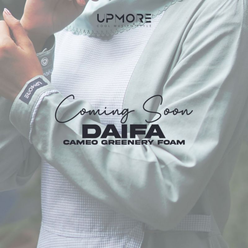 Gamis Upmore Daifa Cameo Greenery