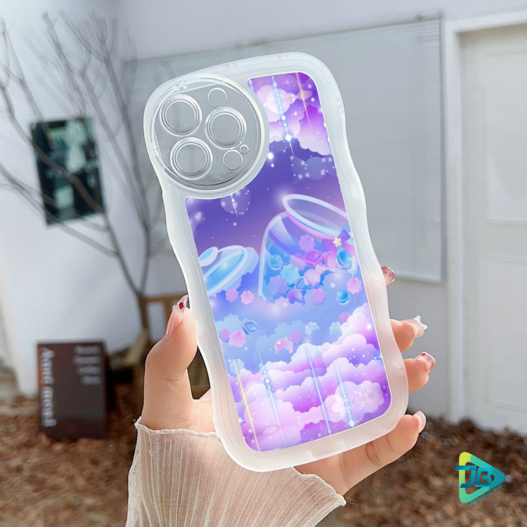 CUSTOM SOFTCASE WAVE GELOMBANG CLEAR CUSTOM MODE FOR VIVO Y02 Y11 Y12 Y15 Y17 Y15S Y01 Y16 Y02S Y20 Y12S Y21 Y21S Y33S Y22 Y22S Y30 Y50 Y35 Y53 Y71 Y75 Y81 Y91 Y93 Y95 Y91C Y1S V5 V20 V25 V25E T1 PRO S15E JB8688