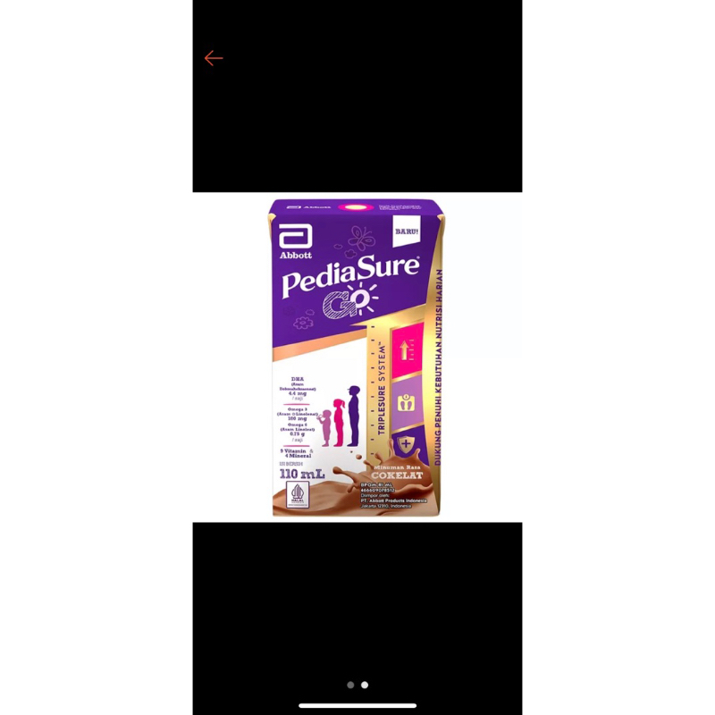 

pediasure go vanilla coklat ed 10.25