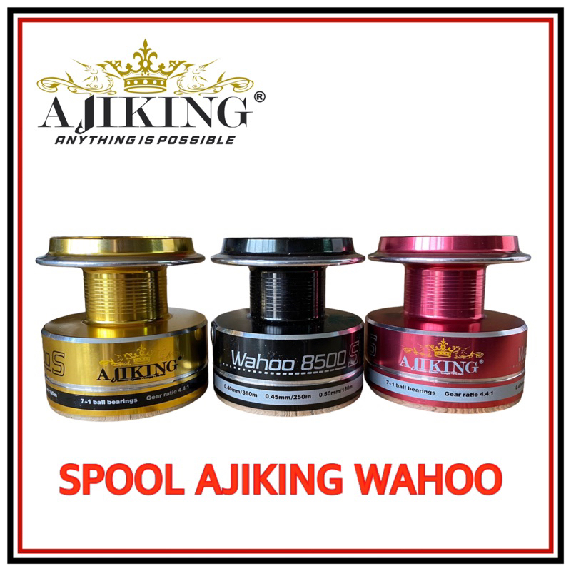 SPARE SPOOL REEL AJIKING WAHOO 8500S