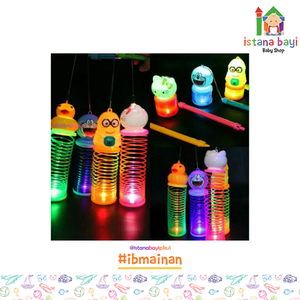 SPIRAL KARAKTER - MAINAN SPIRAL LAMPU