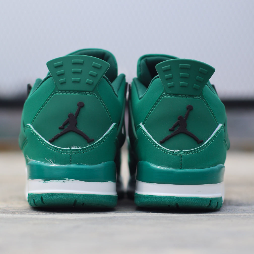 BARU AIR JR 4 RETRO ALL GREEN SNEAKERS PRIA