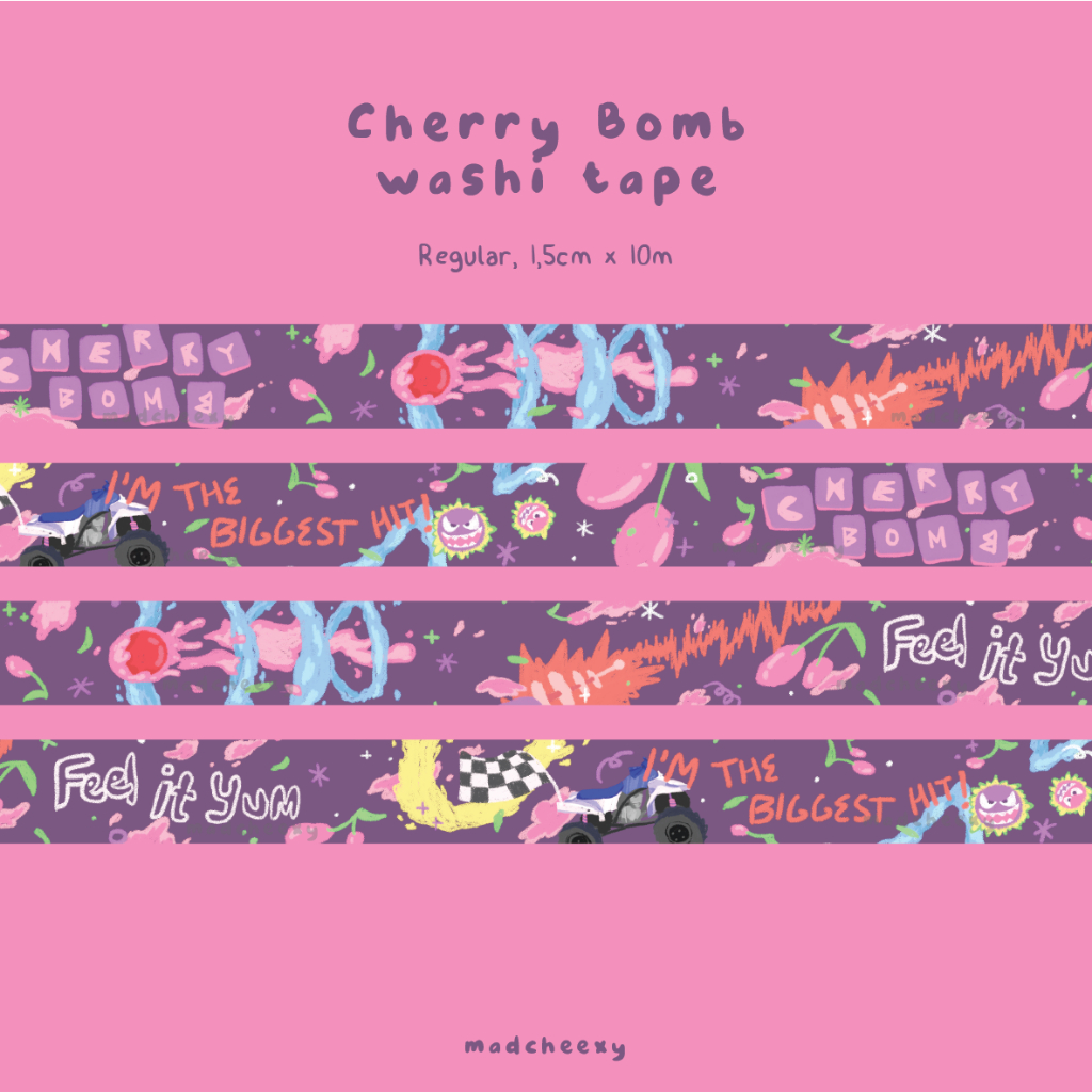 

Cherry Bomb Washi Tape