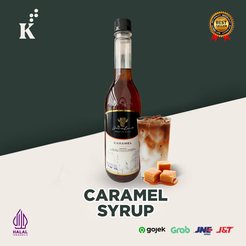 

Syrup Premium Javaland Sirup Aneka rasa Caramel 650 Ml