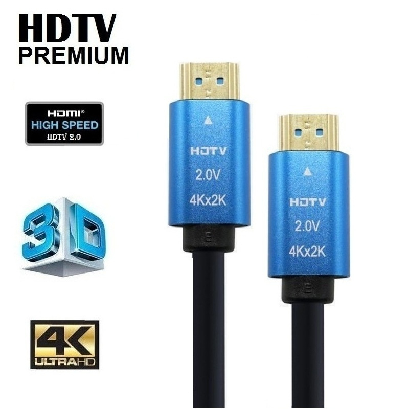 Kabel hdmi Versi 2.0 M-Tech 4K HDTV Premium 3M