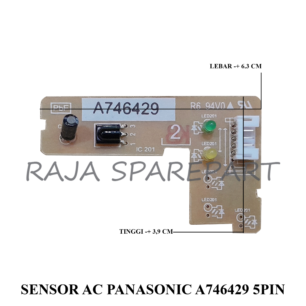 MODUL DISPLAY/DISPLAY SENSOR/MODUL SENSOR AC/SENSOR AC PANASONIC A746429 5PIN