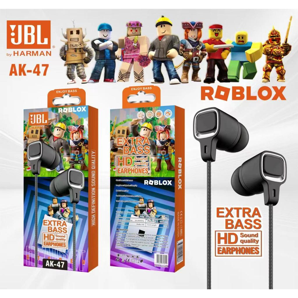 sale cuci gudang handsfree Gaming ROBLOX AK-47 Extra Bass earphone Universal Android Smartphone BY SMOLL