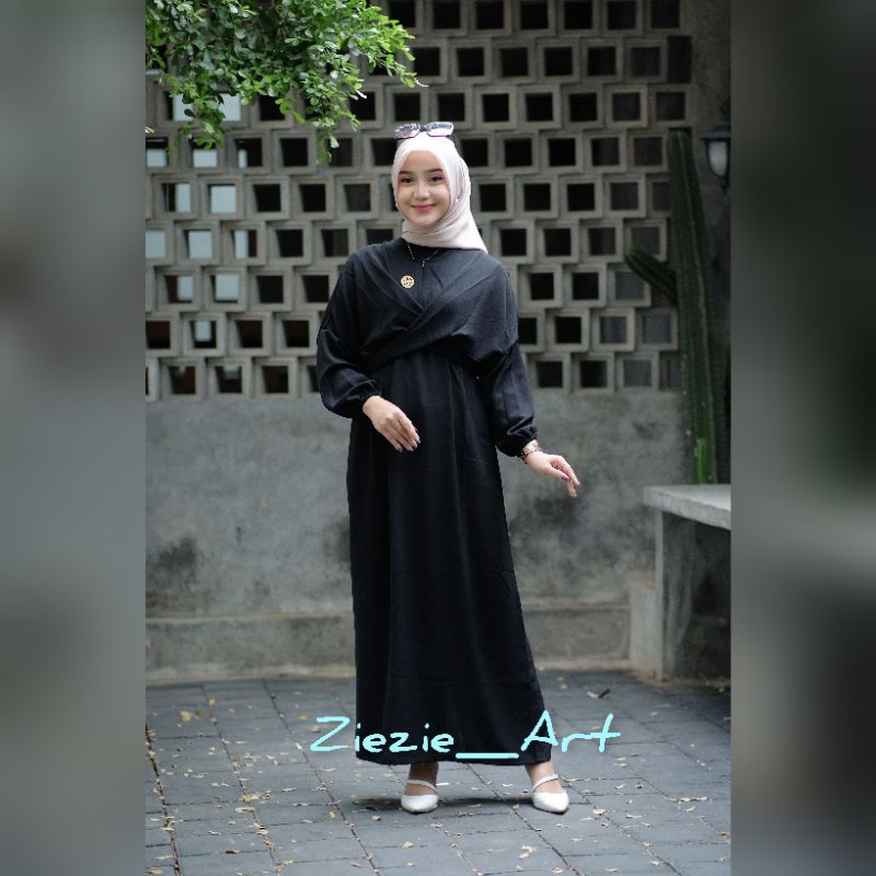 RANIA DRESS/GAMIS CRINKLE AIRFLOW/CASUAL DRESS/DRESS KONDANGAN DAN DRESS LEBARAN