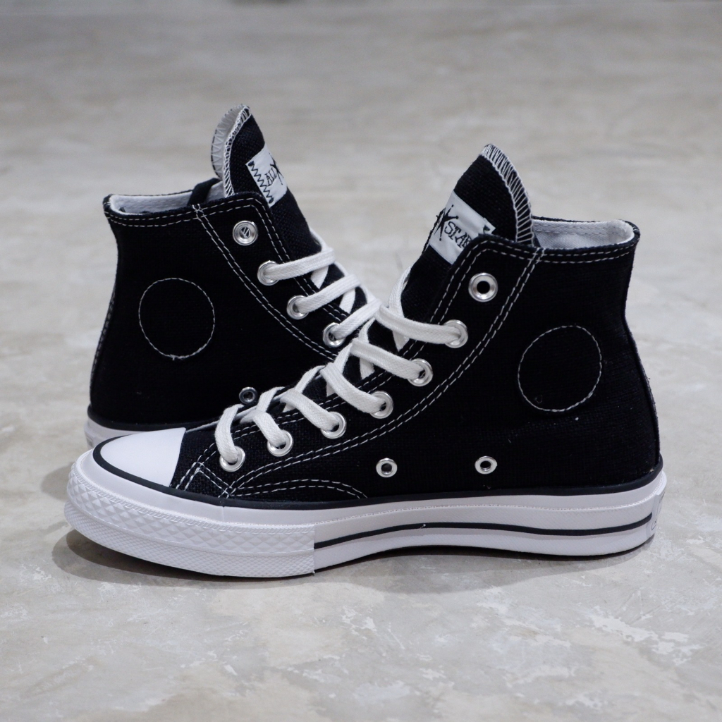 Stussy x Converse Chuck Taylor 1970s Hi Black &quot; Hemp &quot; CT 70 CT 70s