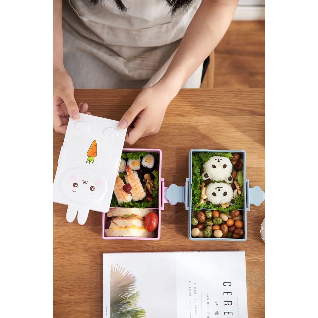 KOTAK MAKAN ANAK LUCU LUNCH BOX BENTO KARAKTER KM 6209/6769