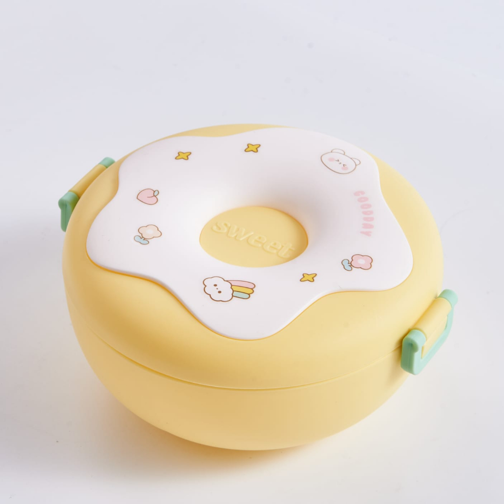SGFUNFANCY_STUFF-TERBARU!!! KOTAK MAKAN ANAK 6717 BENTUK DONAT WARNA KALEM/6770/BEAUTY/OVAL BENTO/6769/6725/A300