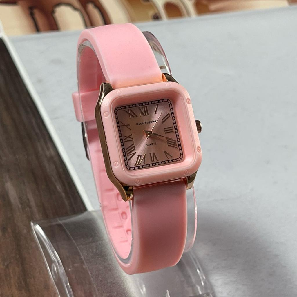 (KW) JAM TANGAN ANALOG WANITA CEWEK ANAK PEREMPUAN RUBBER HP-016