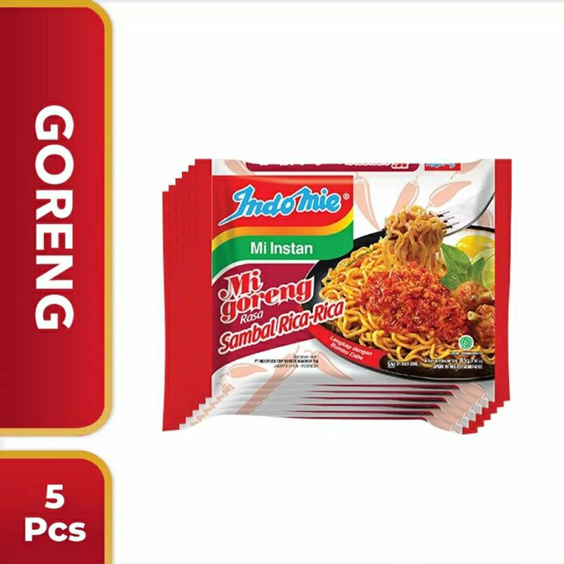 

5 Pcs - Indomie Goreng sambal rica rica