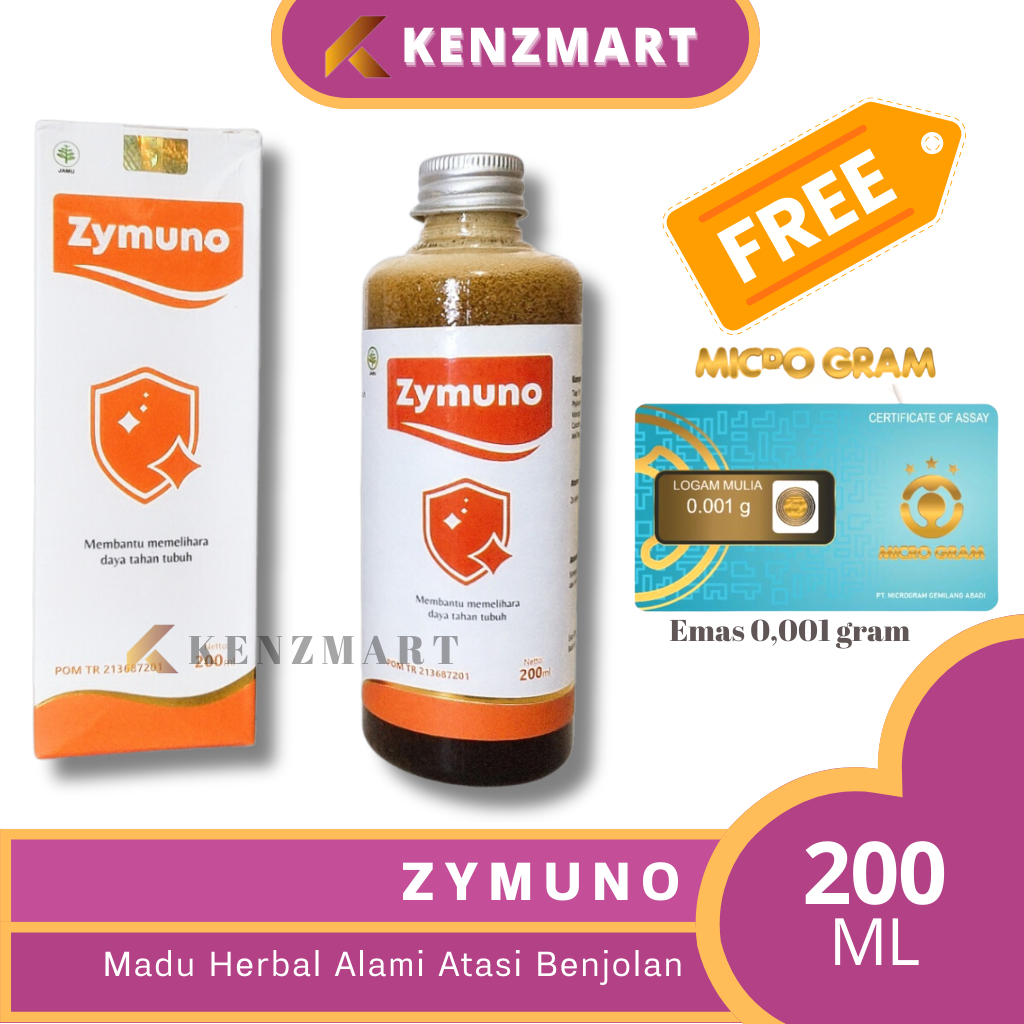 ZYMUNO - MADU HERBAL TERAPI ATASI  BENJOLAN TUMOR 100% ALAMI TANPA EFEK SAMPING UNTUK IMUNITAS TUBUH IMUNOTERAPI