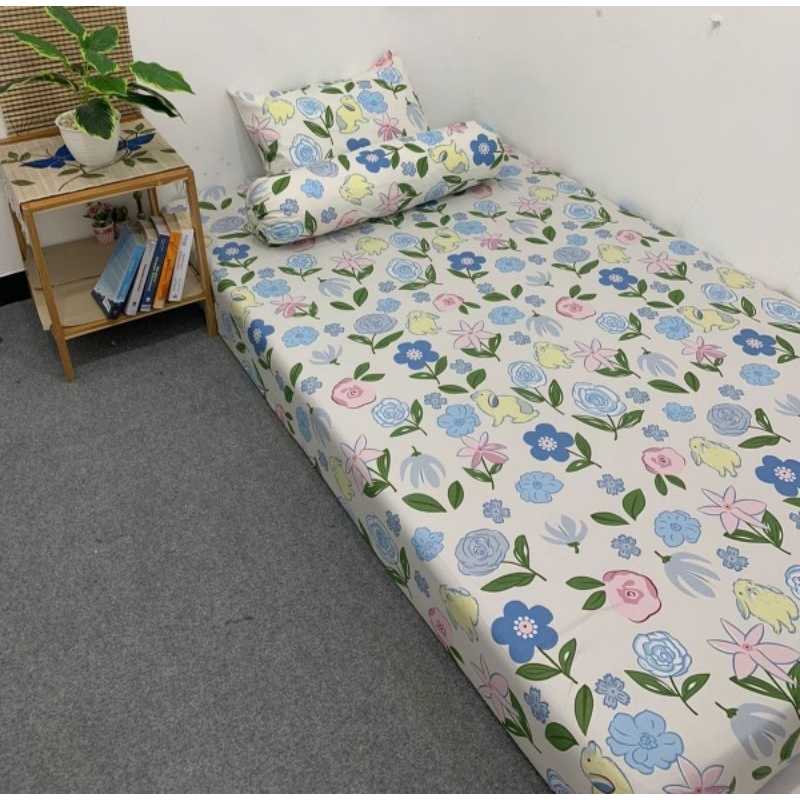 Sprei Homamade Motif Aesthetic 120x200 160x200 180x200 T.20 Sudut Karet ( Free Sarban Sargul )