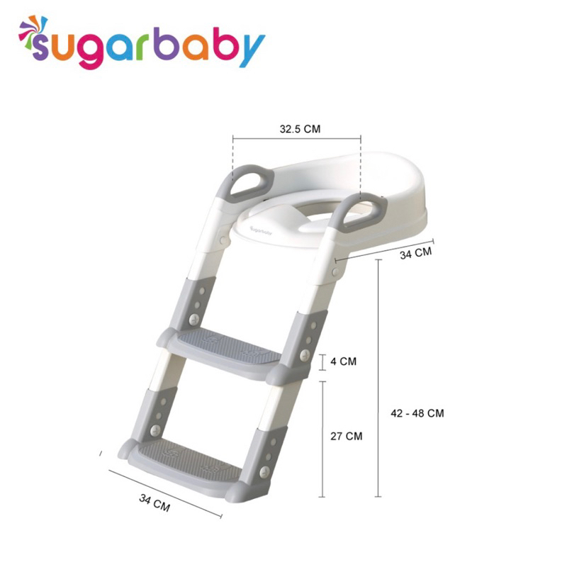 DINOANDBUNNY - POTTY TRAINING LADDER - Sugar Baby - Toilet Training Universal dengan Tangga