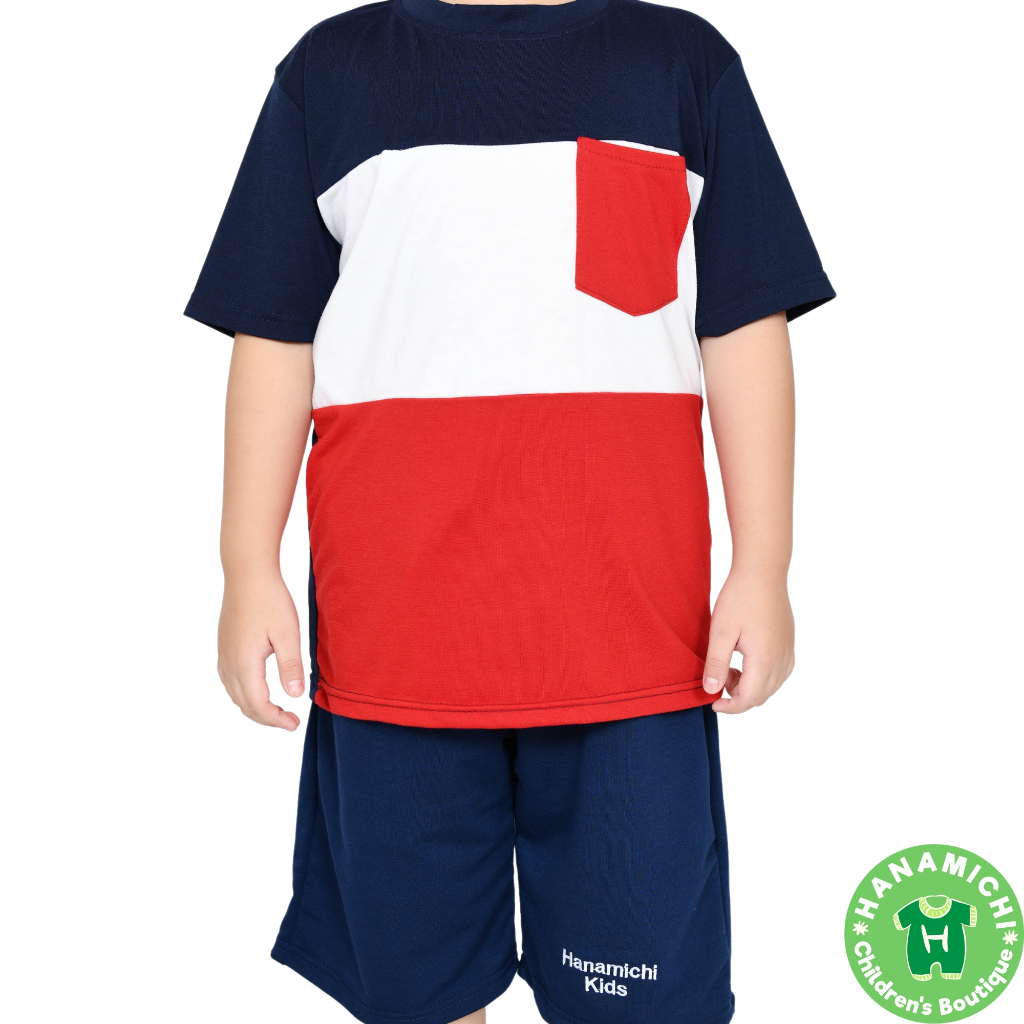 Hanamichi MILO.ST Baju Setelan Anak Lengan Pendek