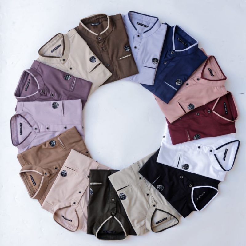 BAJU KEMEJA MUSLIM VISCOS BAJU KOKO ILNAF AL KAUTSAR