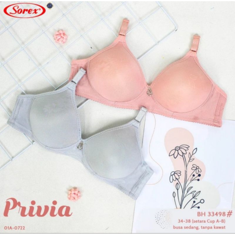 Bh Bra Sorex 33498 busa tanpa kawat