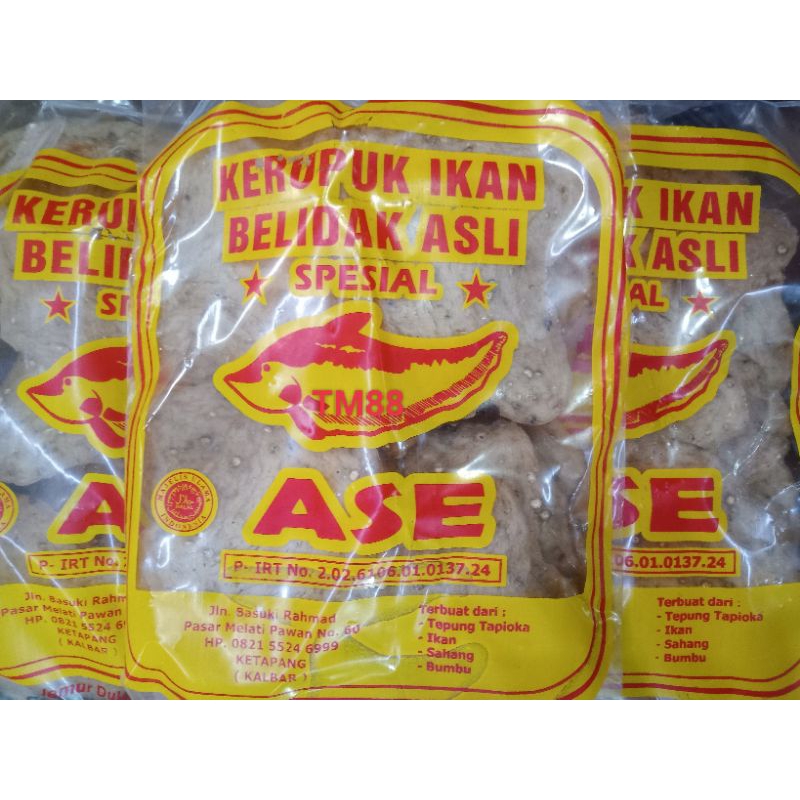 

KERUPUK IKAN BELIDAK ASLI SPECIAL ASE