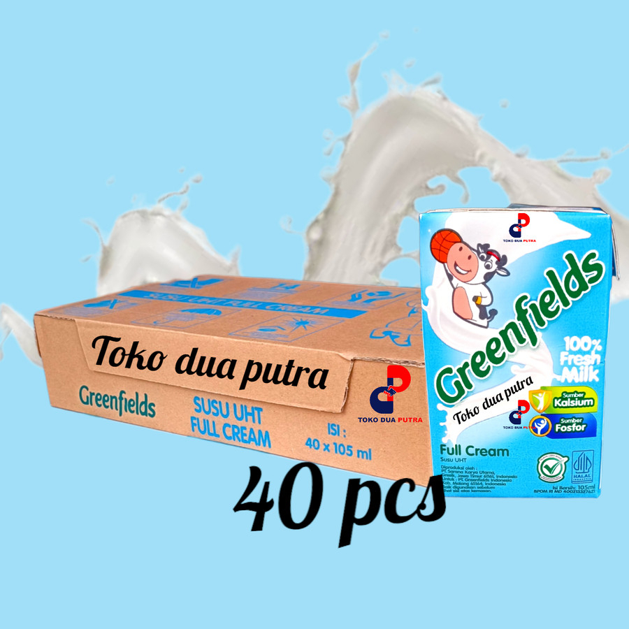 

Susu Greenfields 105 ml (1 dus X 40 psc) / greenfields 105 ml x 40 pcs