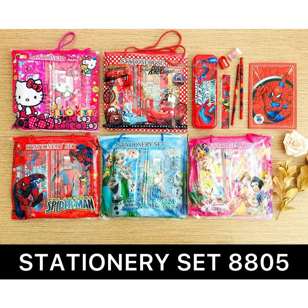 

STUDY SET MIX 6 IN 1 UKURAN BESAR KARAKTER KARTUN MURAH