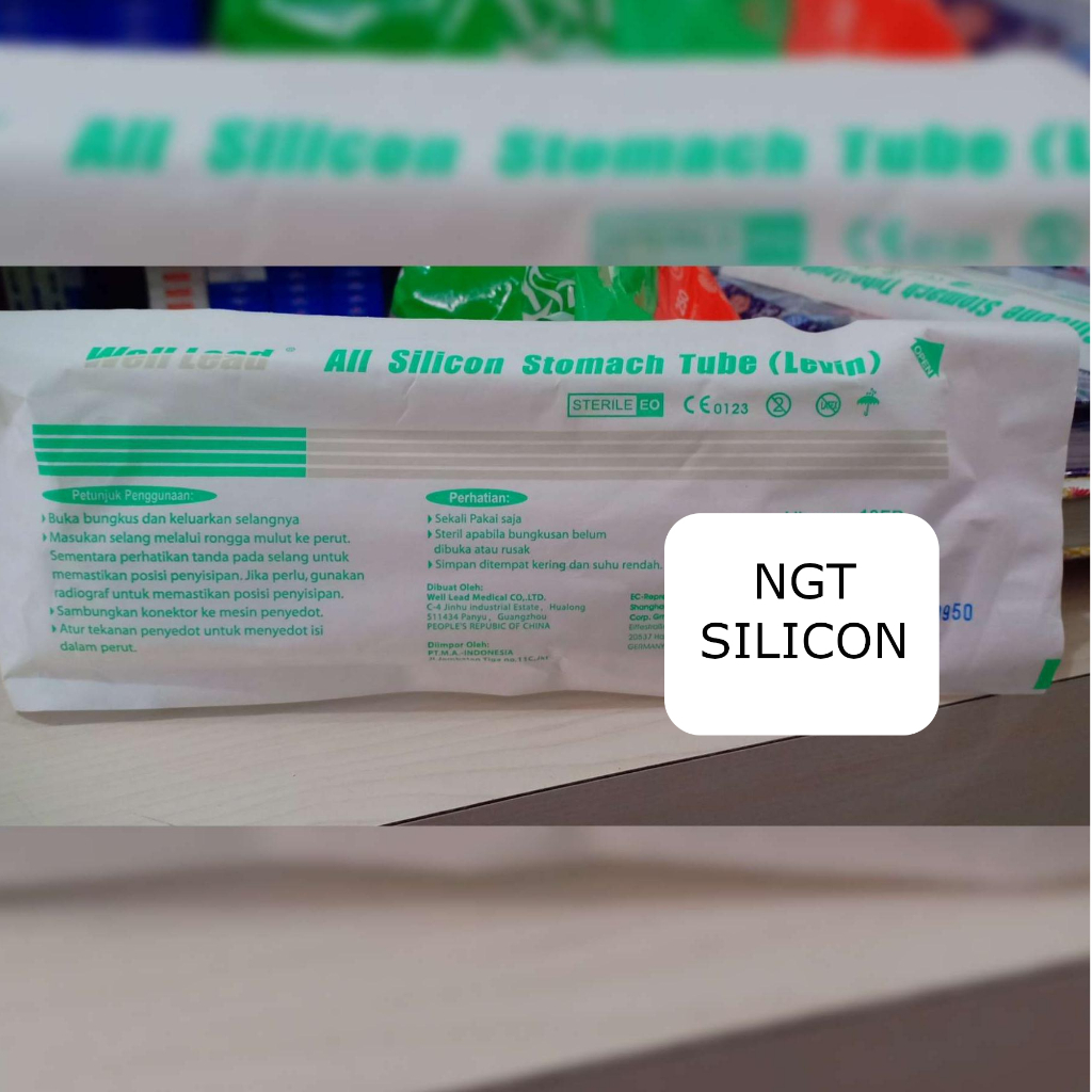 Selang Makan NGT Silikon  well lead 30 Hari Ukuran 16