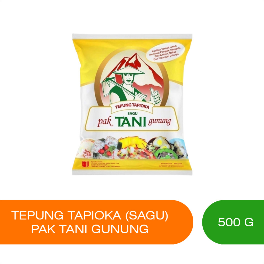 

Tepung Tapioka - Cap Tani Gunung 500Gr