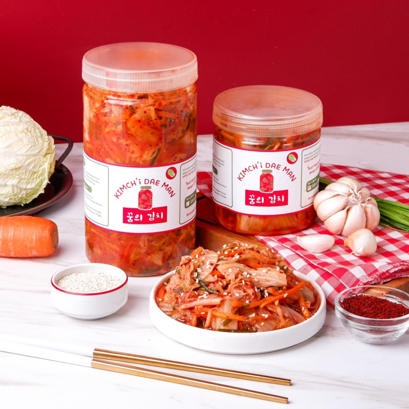 

Terlaris! Kimchi Sawi Halal 1. Gr Fresh Korea