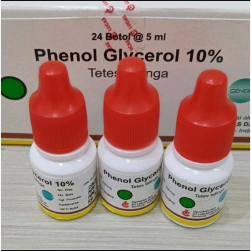 Phenol Glycerol 10% obat tetes telinga