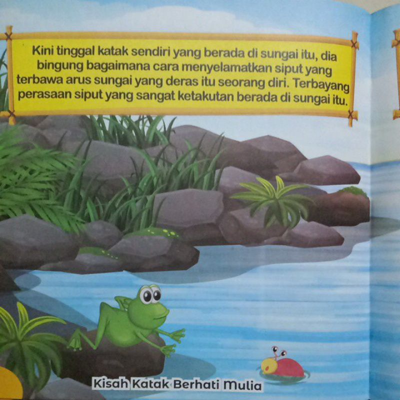 Buku Cerita Anak Seri Fabel Dongeng Kisah Katak Berhati Mulia