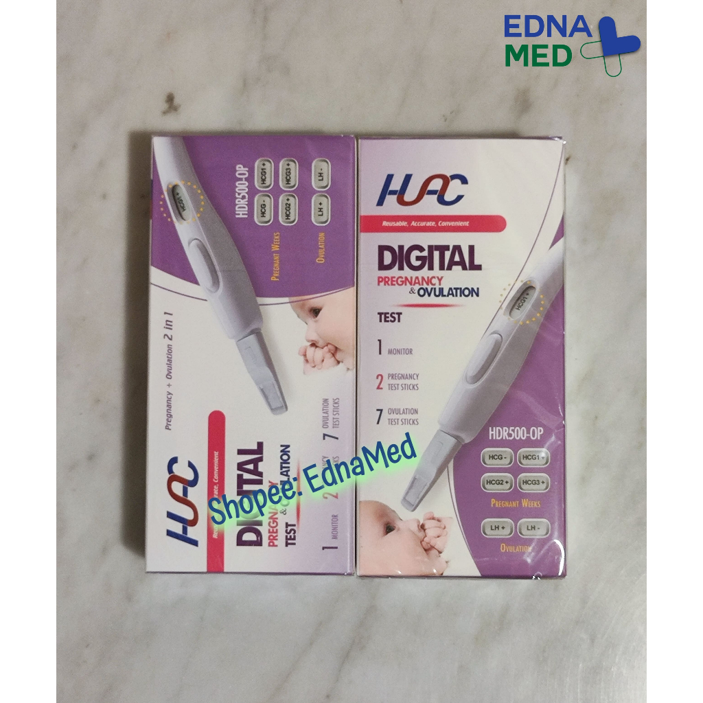 HUAC Reusable Digital Pregnancy and Ovulation Test with Weeks Indicator