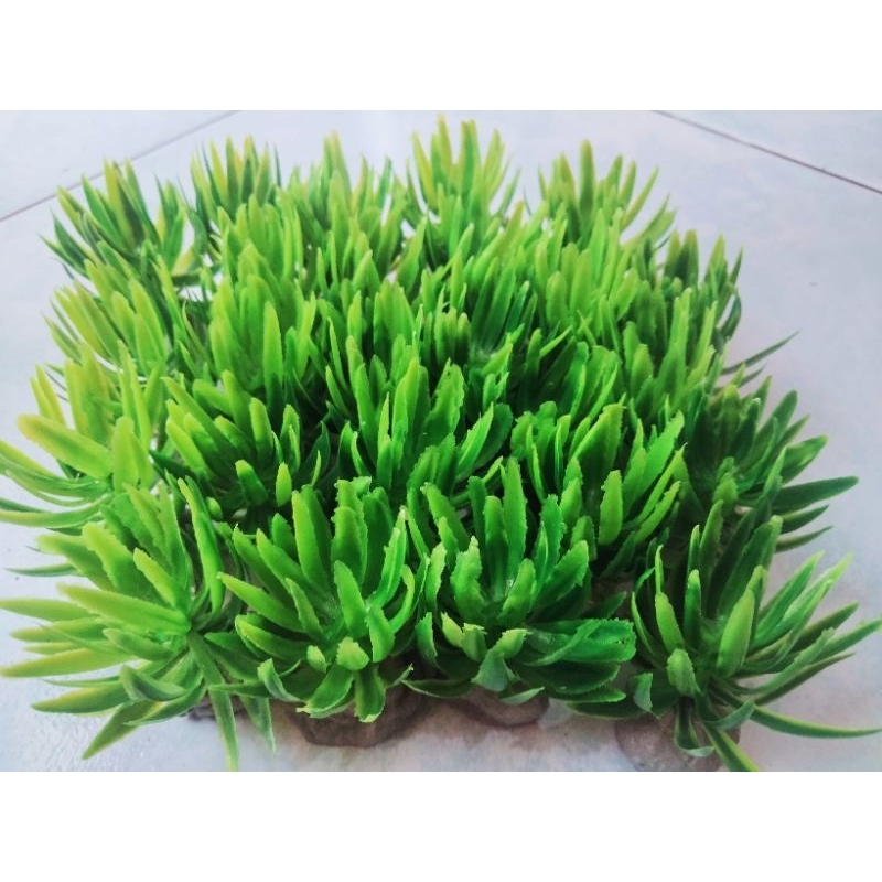 Rumput Plastik Aquarium Rumput Laut Mini Tanaman Plastik Aquarium