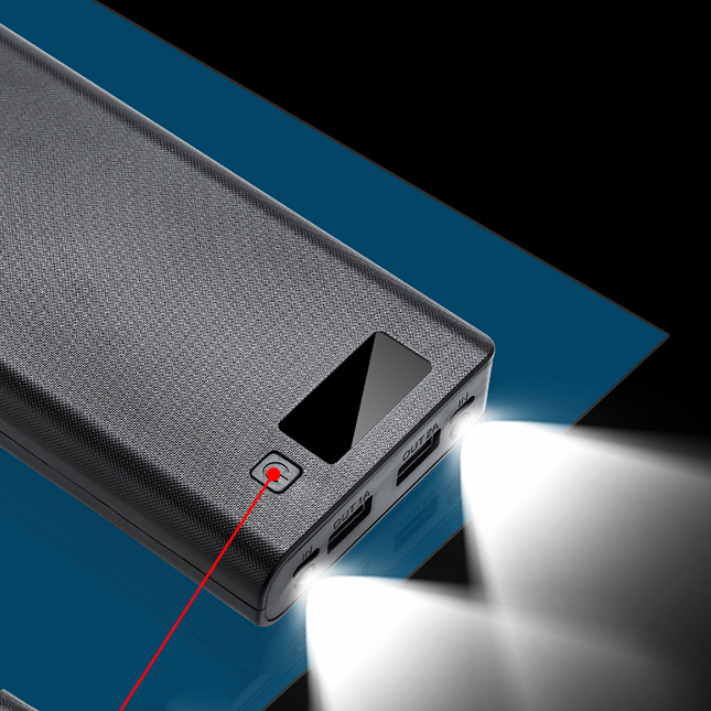 DIY Power Bank Baterai 18650 Case 8x18650 2 Port LED Display